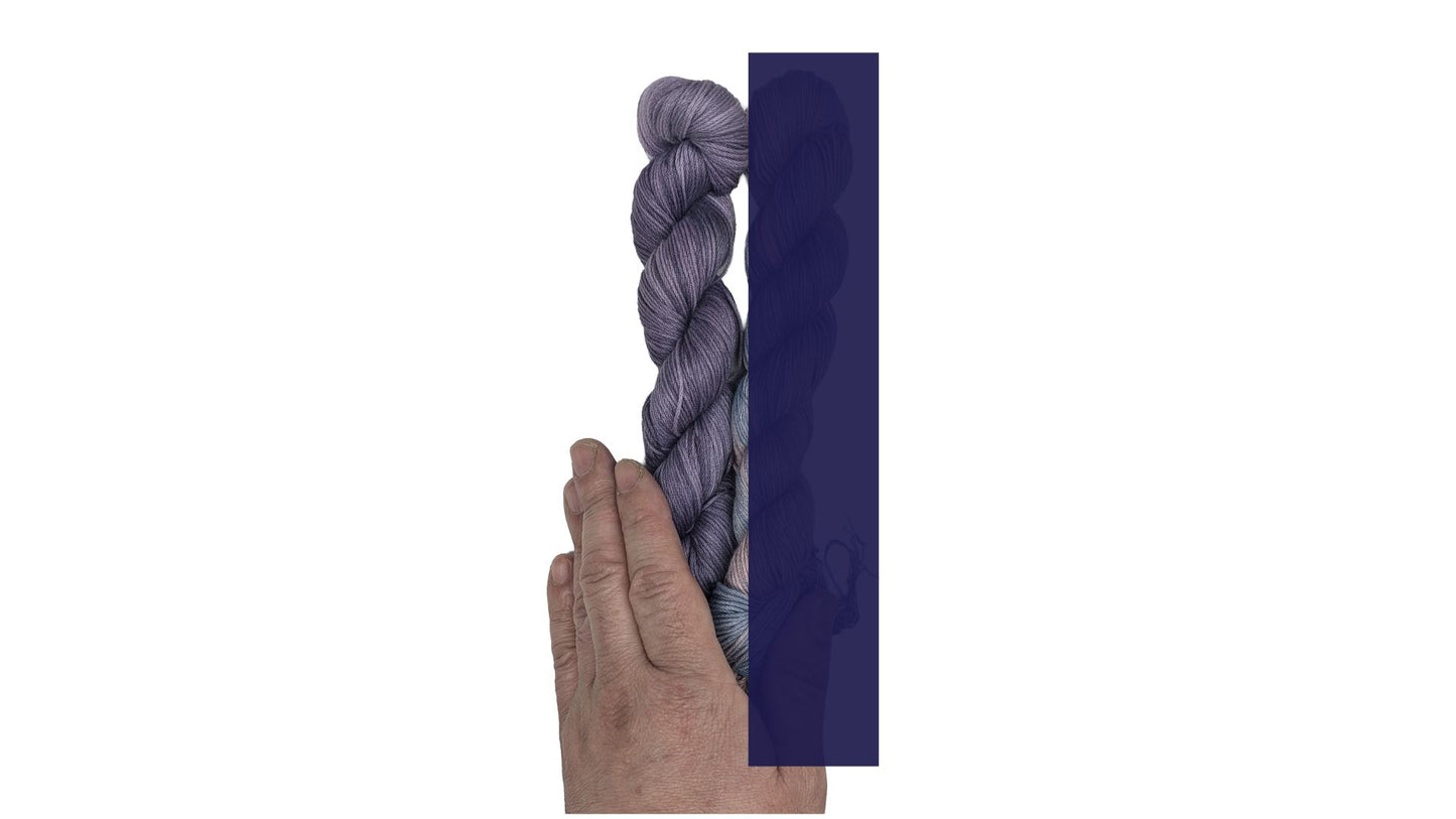 Original Sashiko Thread - Logwood Purple Variegated & One of a Kind (25-March)