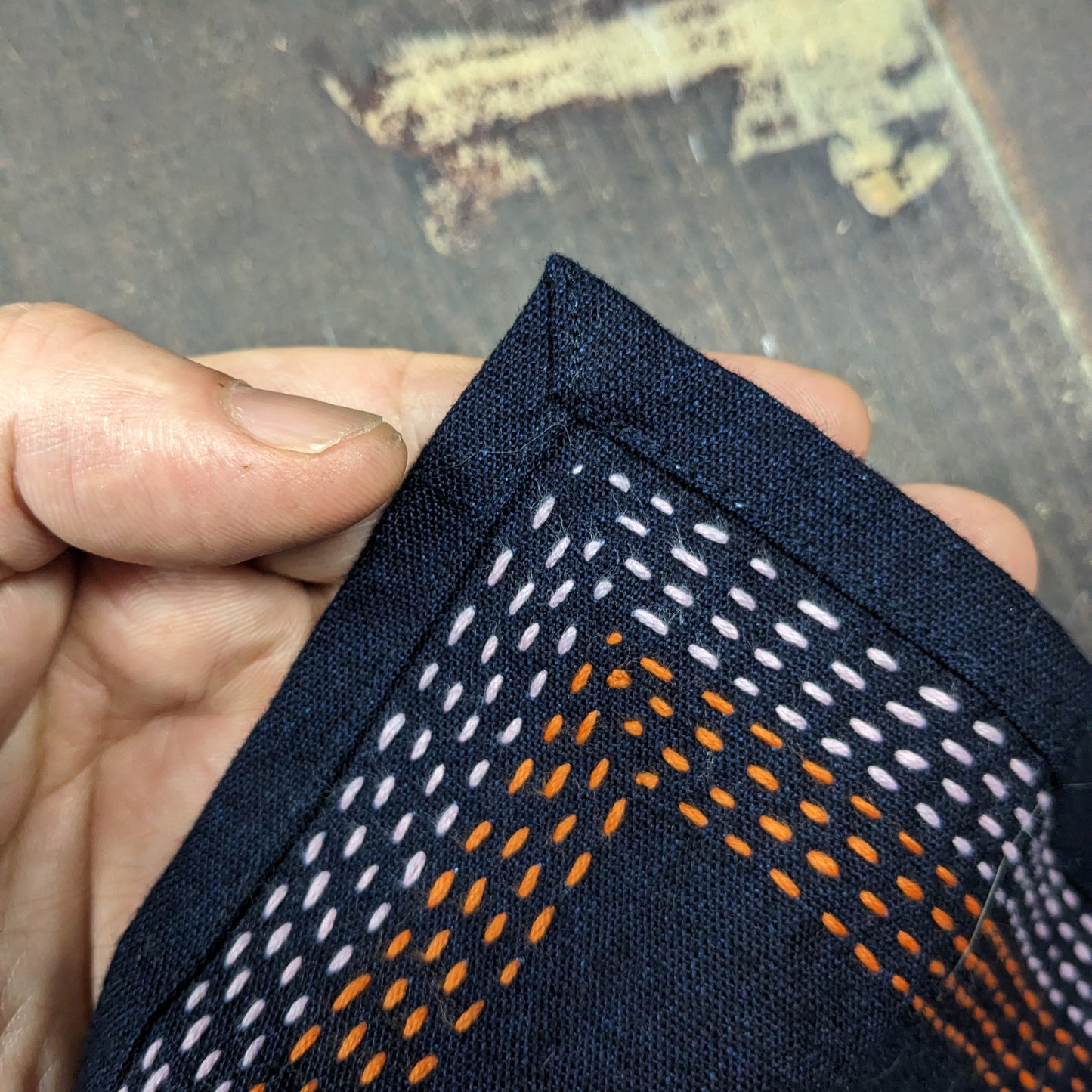 Indigo Fabric for Sashiko Furoshiki | DIY & Ready to Stitch