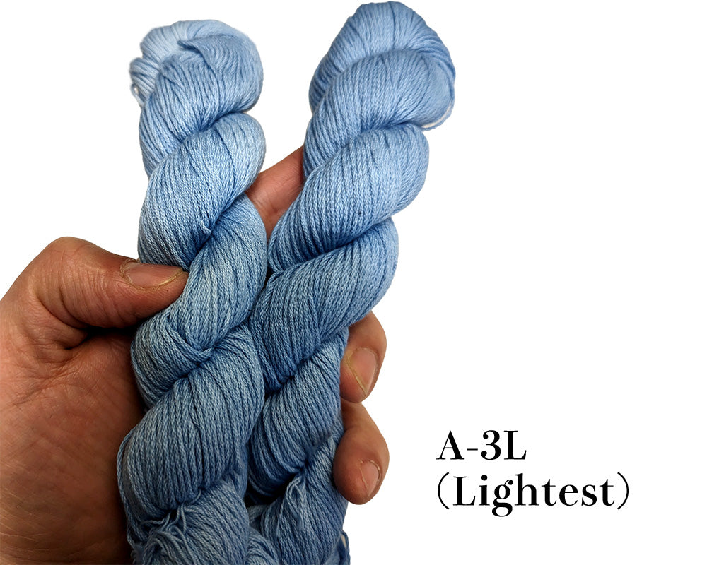 Indigo Dyed Sashiko thread | 5 Shades Batch