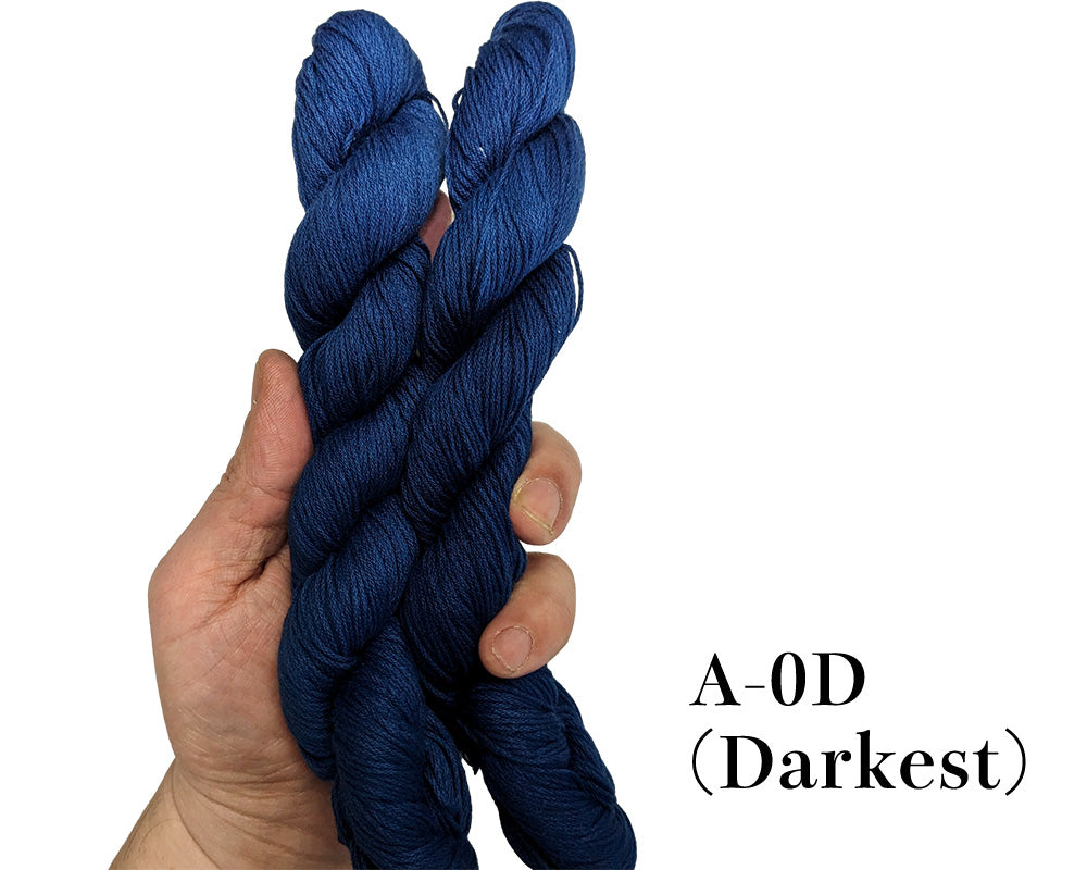 Indigo Dyed Sashiko thread | 5 Shades Batch