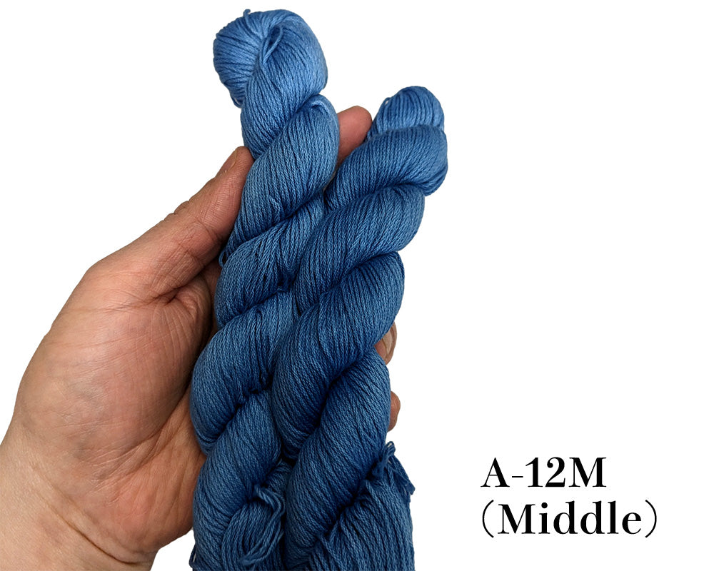 Indigo Dyed Sashiko thread | 5 Shades Batch