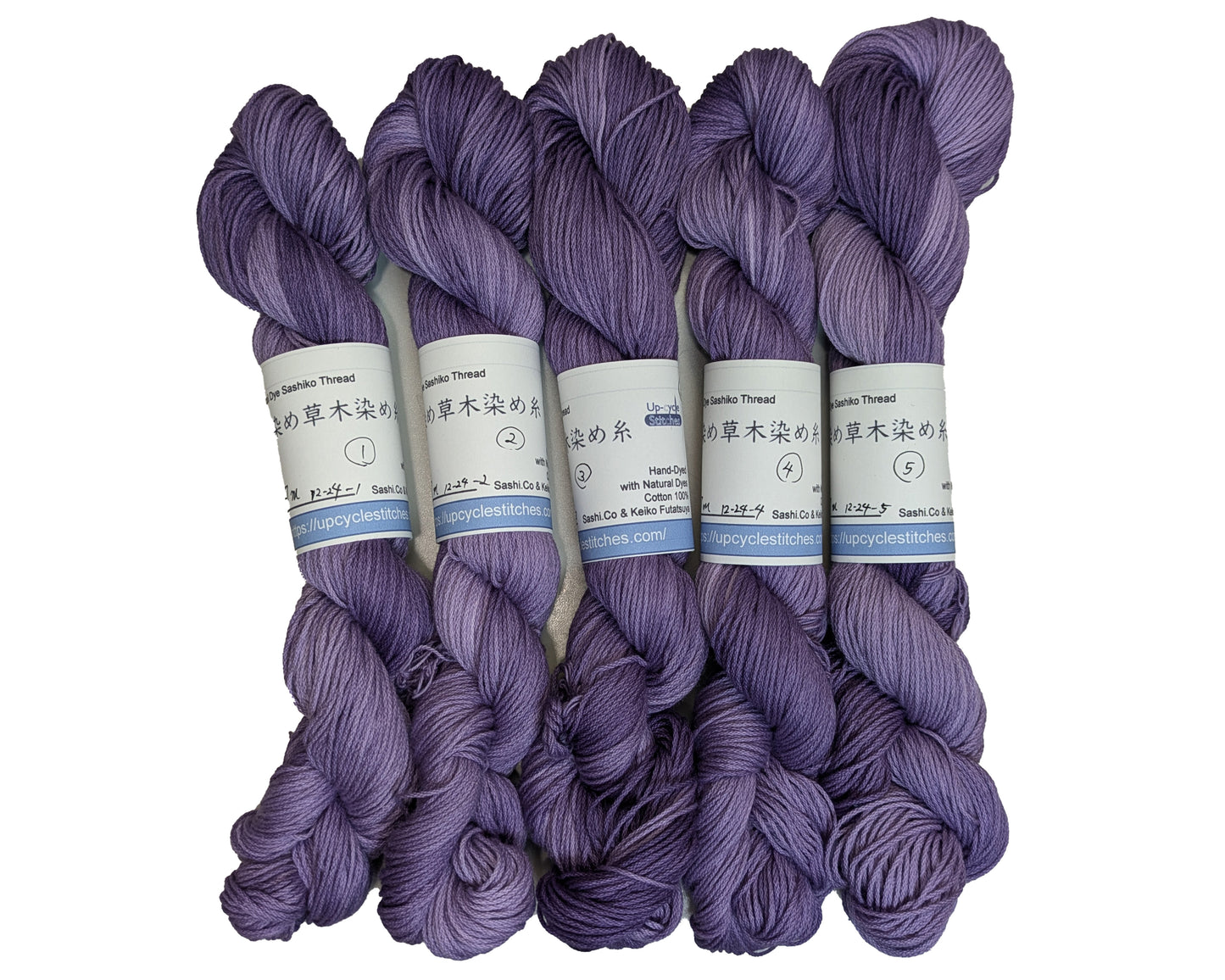 Original Sashiko Thread - Logwood Purple Variegated & One of a Kind (24-Dec)
