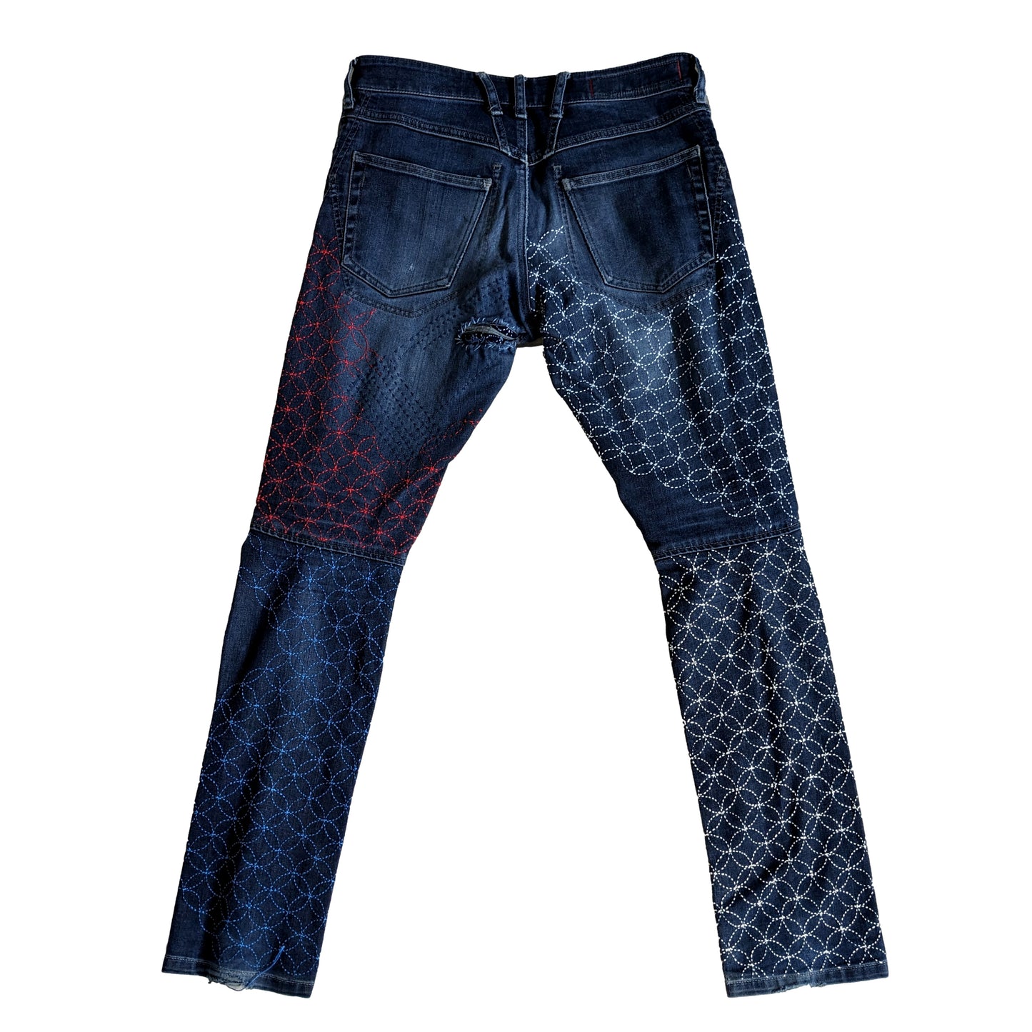 Sashiko Denim by Atsushi #001 En-Shippou