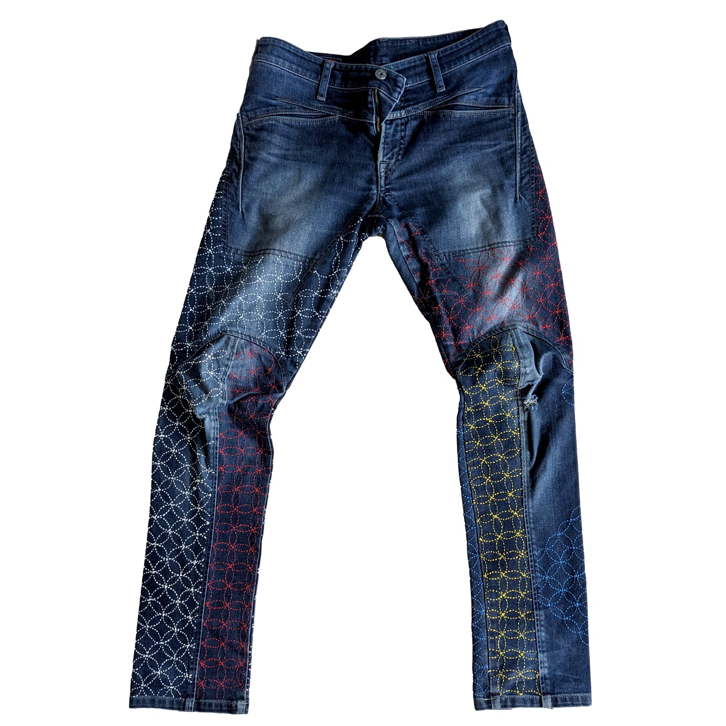 Sashiko Denim by Atsushi #001 En-Shippou