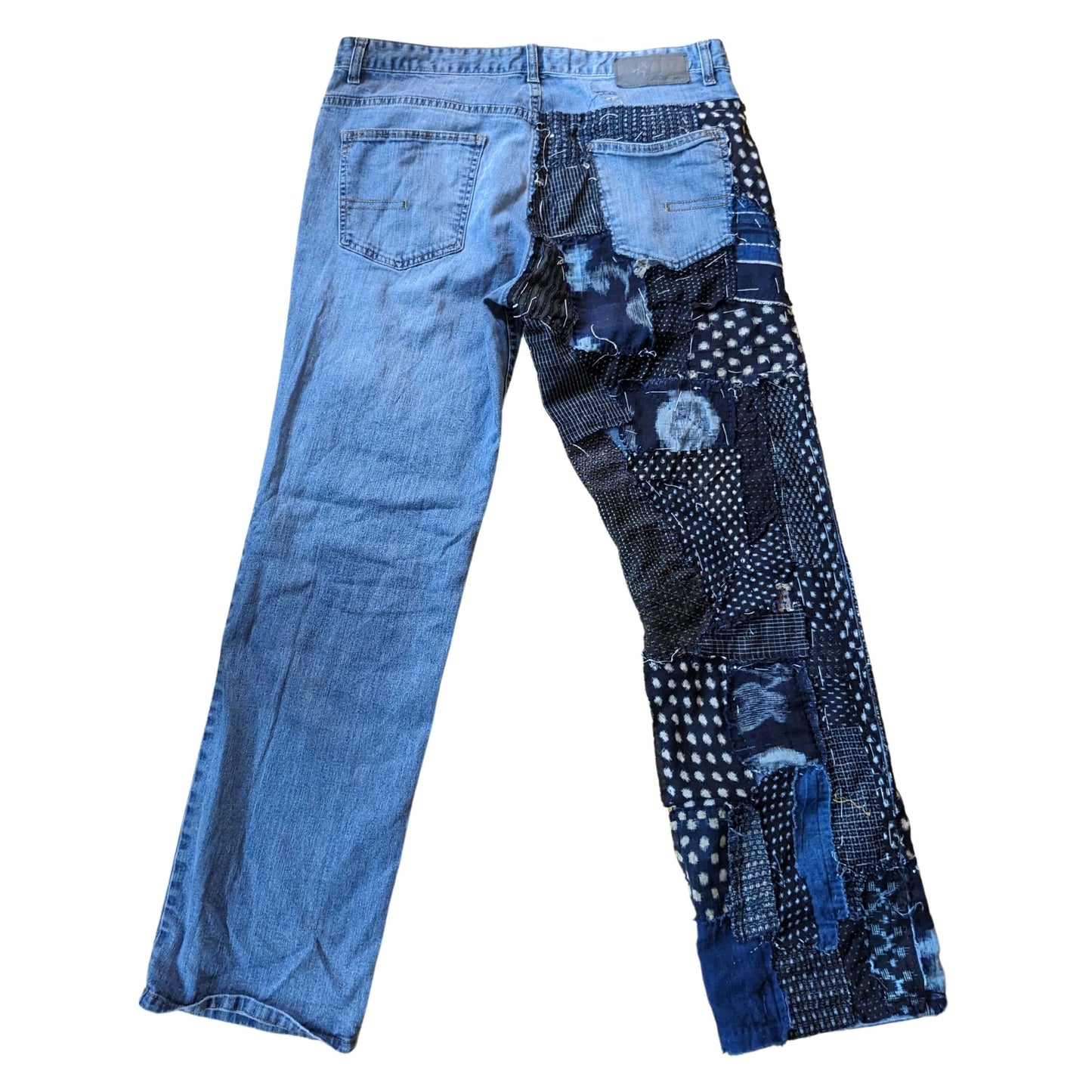 Sashiko KOFU Denim by Atsushi #Kasuri