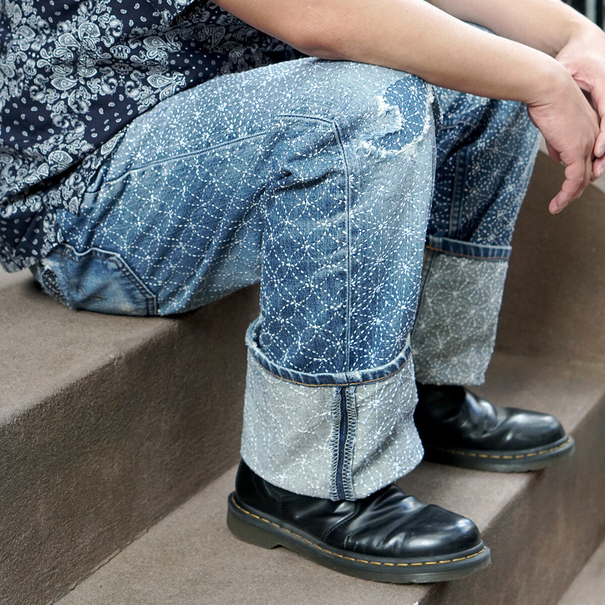 Sashiko Denim by Natsuki #001