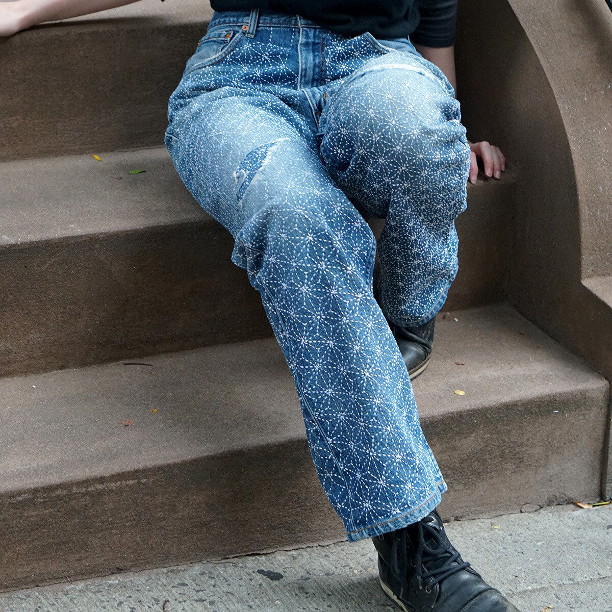 Sashiko Denim by Natsuki #001