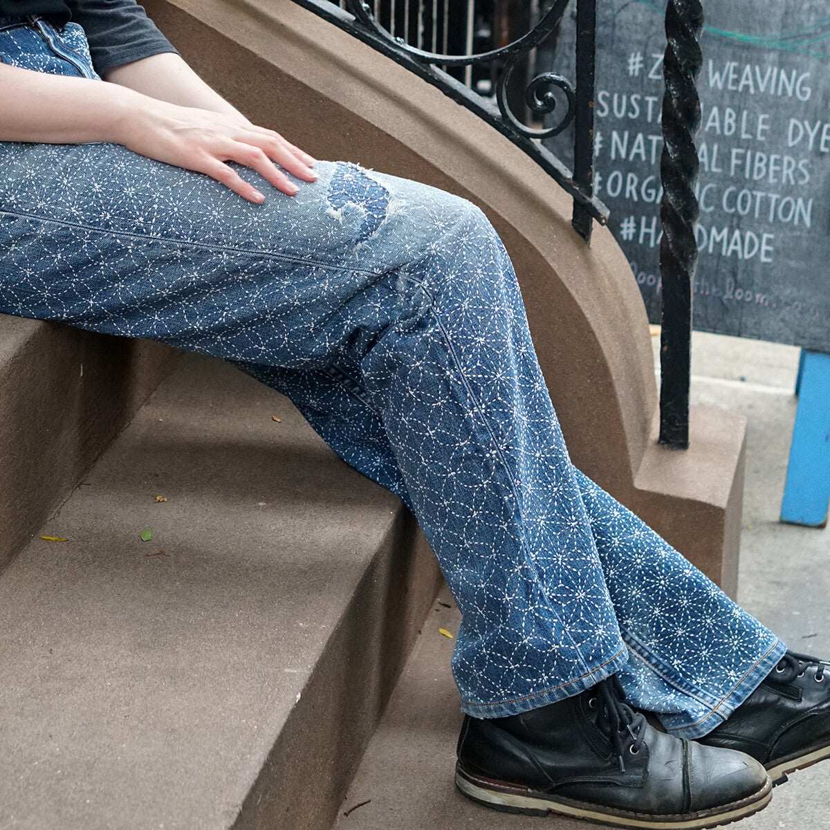 Sashiko Denim by Natsuki #001