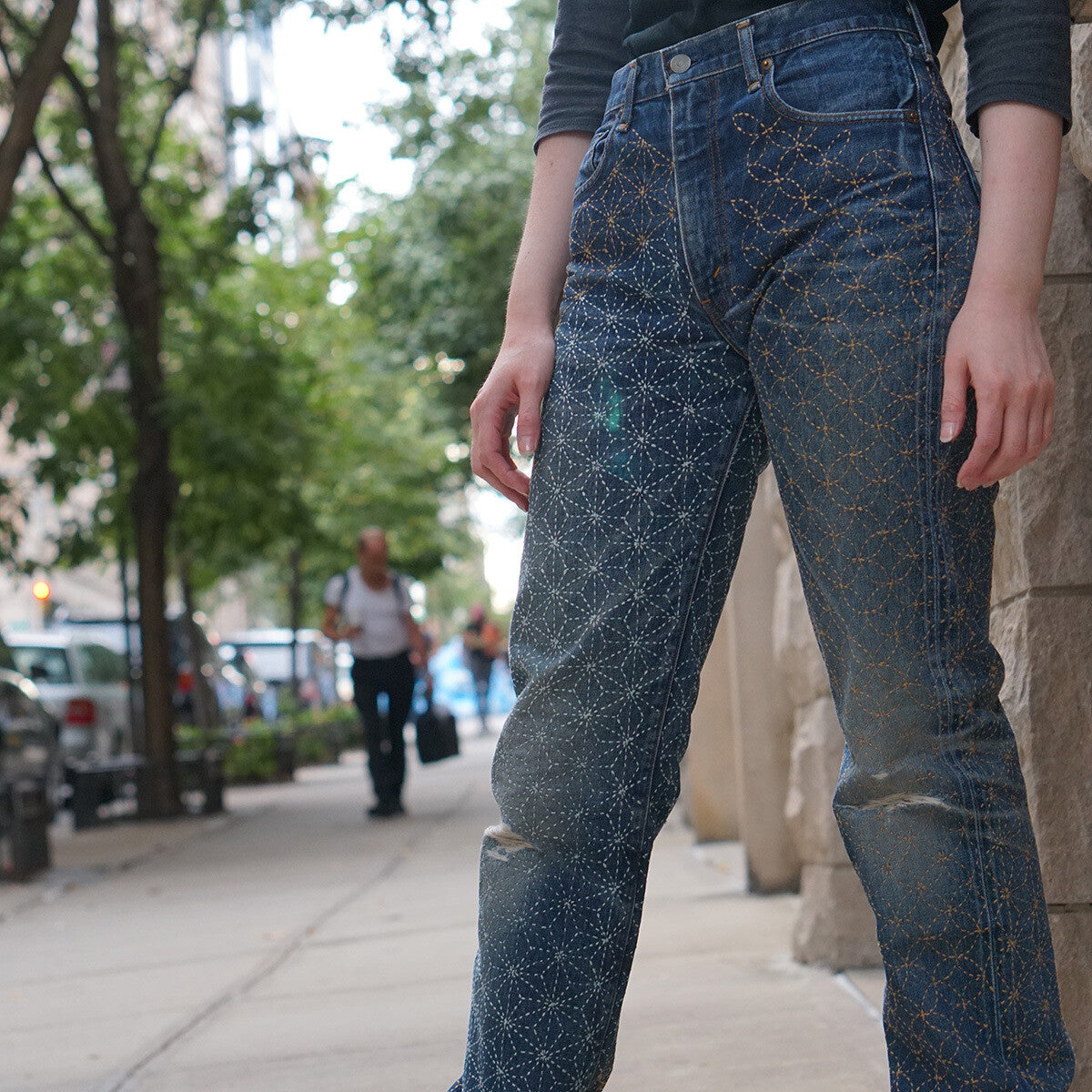Sashiko Denim by Natsuki #002
