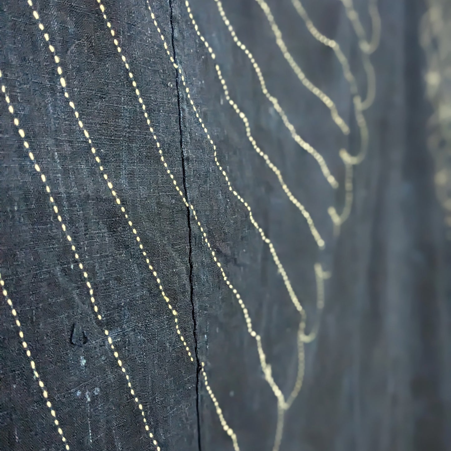 Vintage Japanese Furoshiki #0123 - To be Boro Fabric