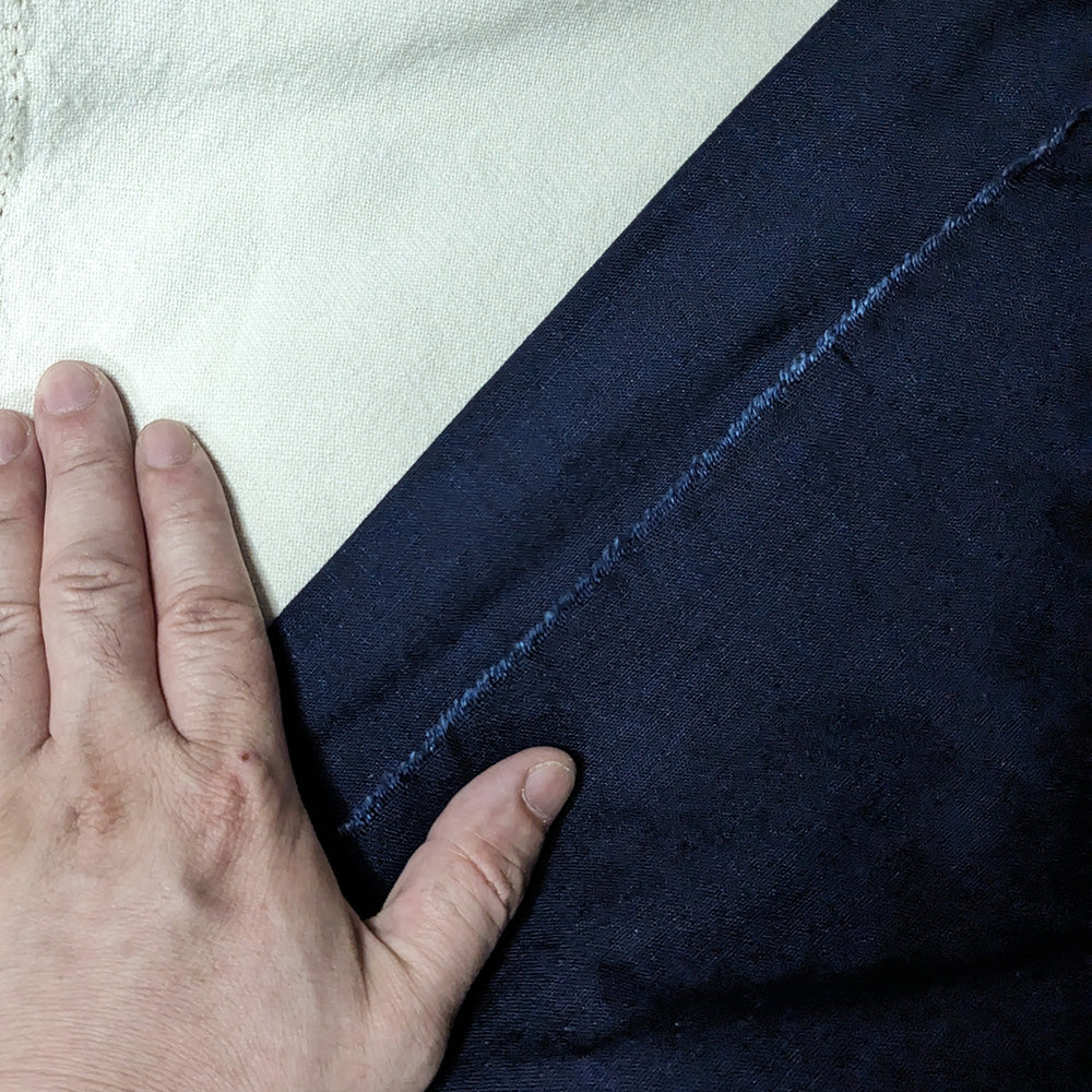Indigo Dyed Cotton Fabric For Sashiko Per Yard | Sashi.Co