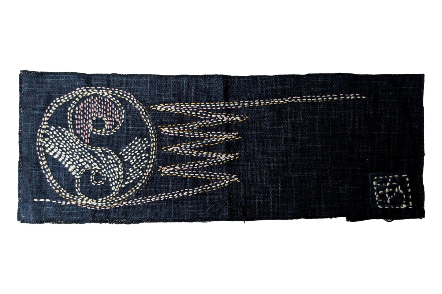 Sashiko Stitched Fabric #SSF0223