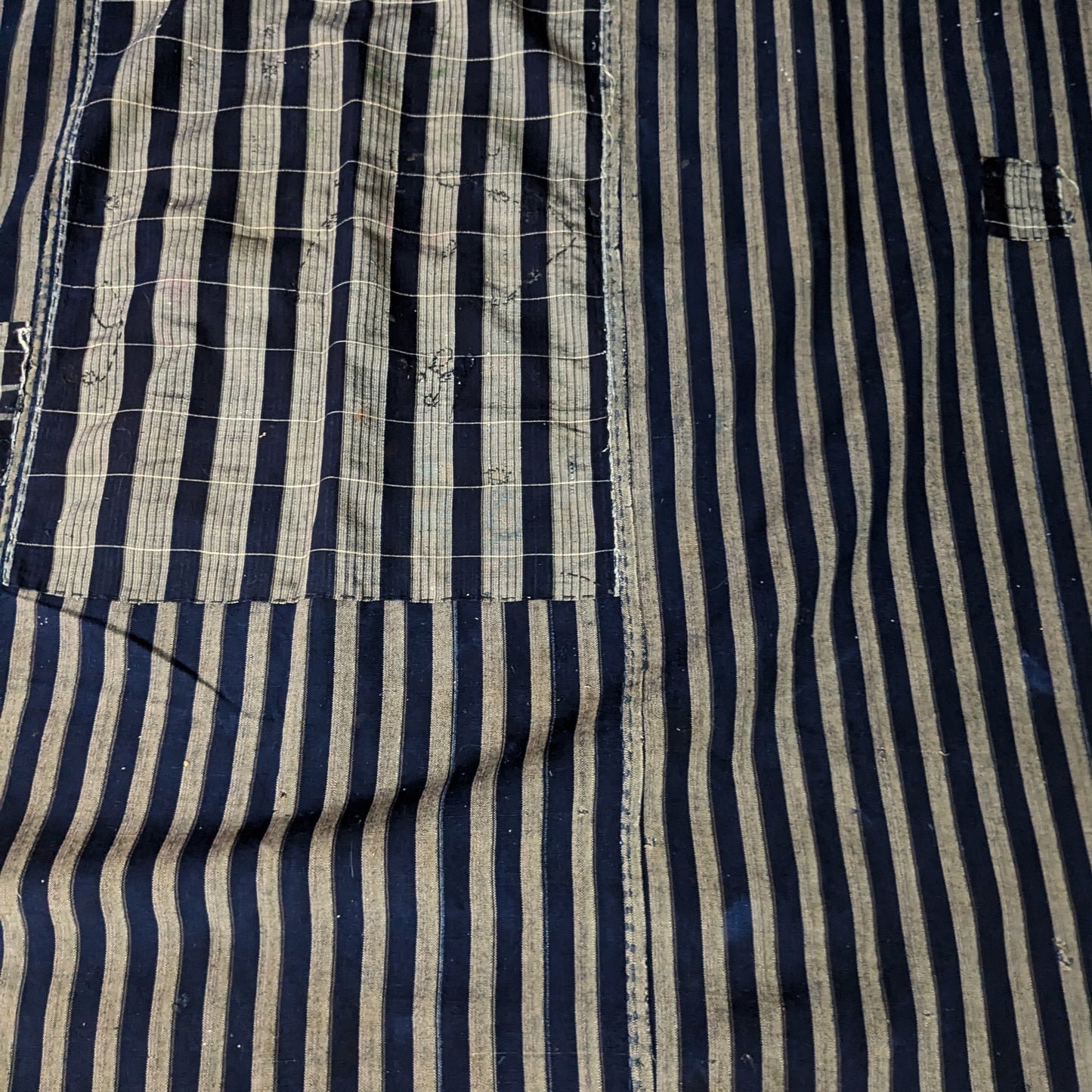 Vintage Japanese Furoshiki #0323 - To be Boro Fabric