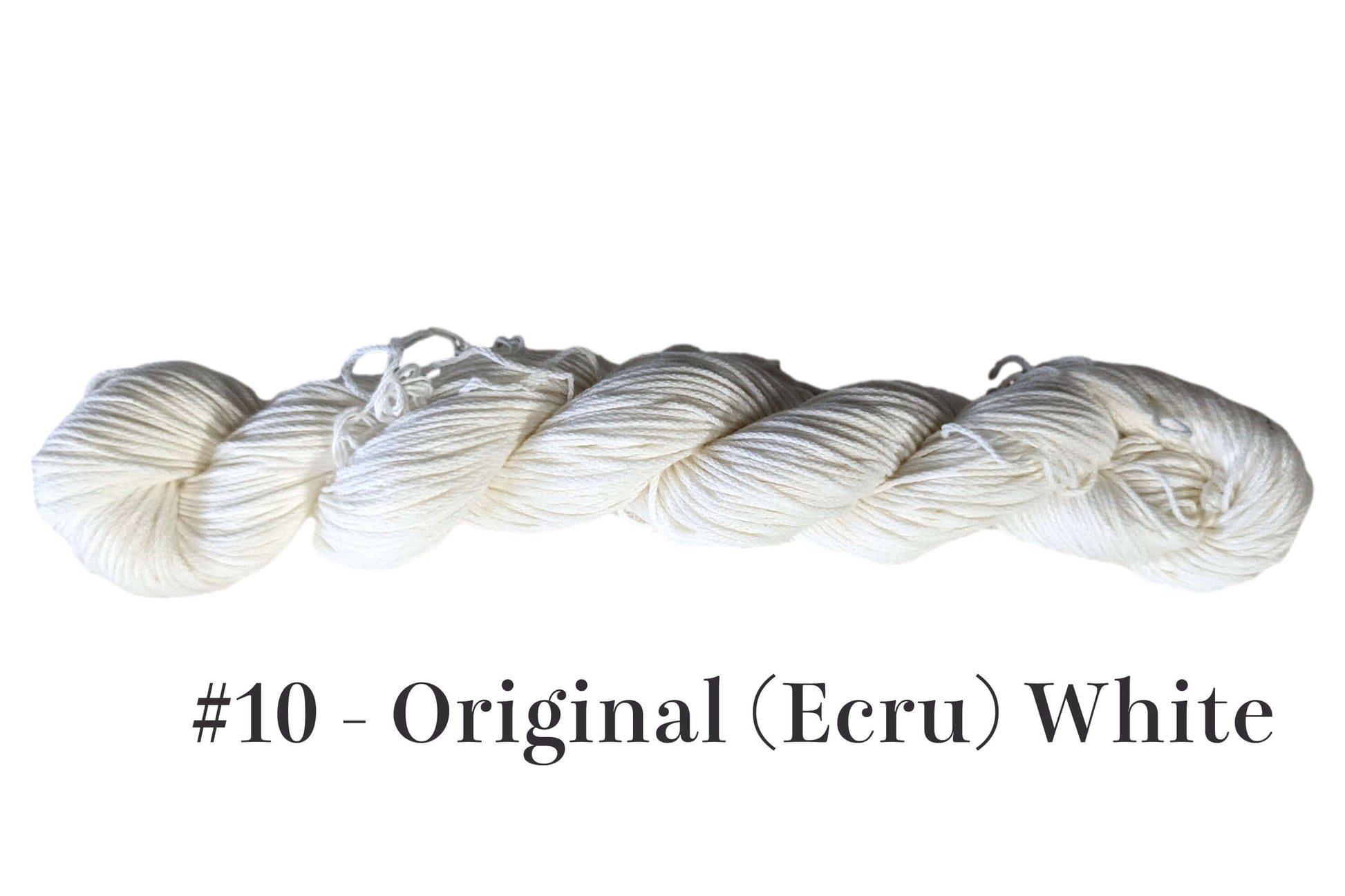 Ecru white traditional Sashiko thread made from 100% Egyptian cotton, about 145 meters per skein, ideal for Japanese Sashiko.