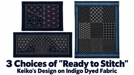 Ready to Stitch – Keiko’s Sashiko Designs