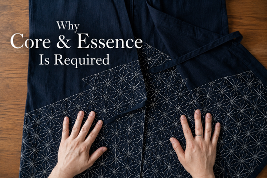 Why the Core & Essence Class Is Required to Learn Sashiko with Us
