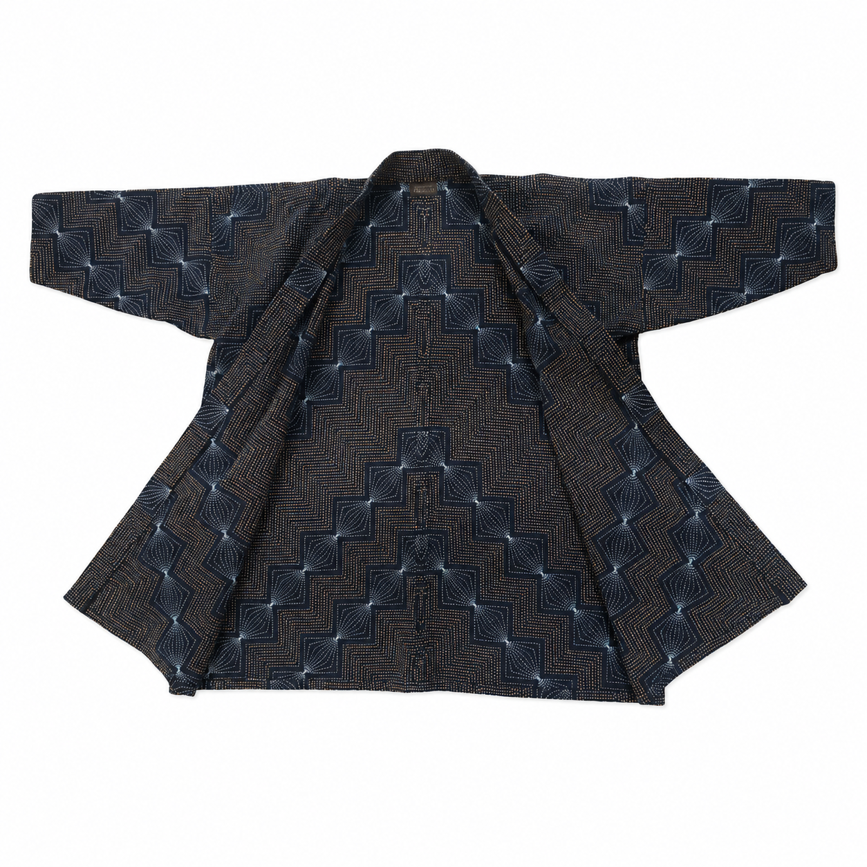 Sashiko One Jacket Inspired from Ganzezashi | Keiko Futatsuya