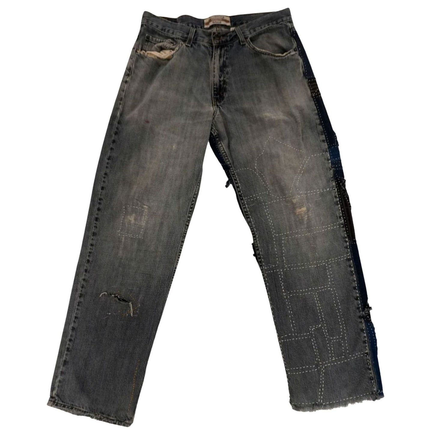 Sashiko KOFU Denim by Atsushi #003 Invisible Mending
