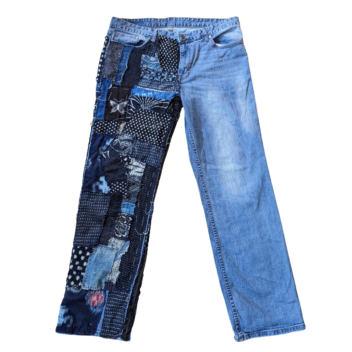 Sashiko KOFU Denim by Atsushi #Kasuri