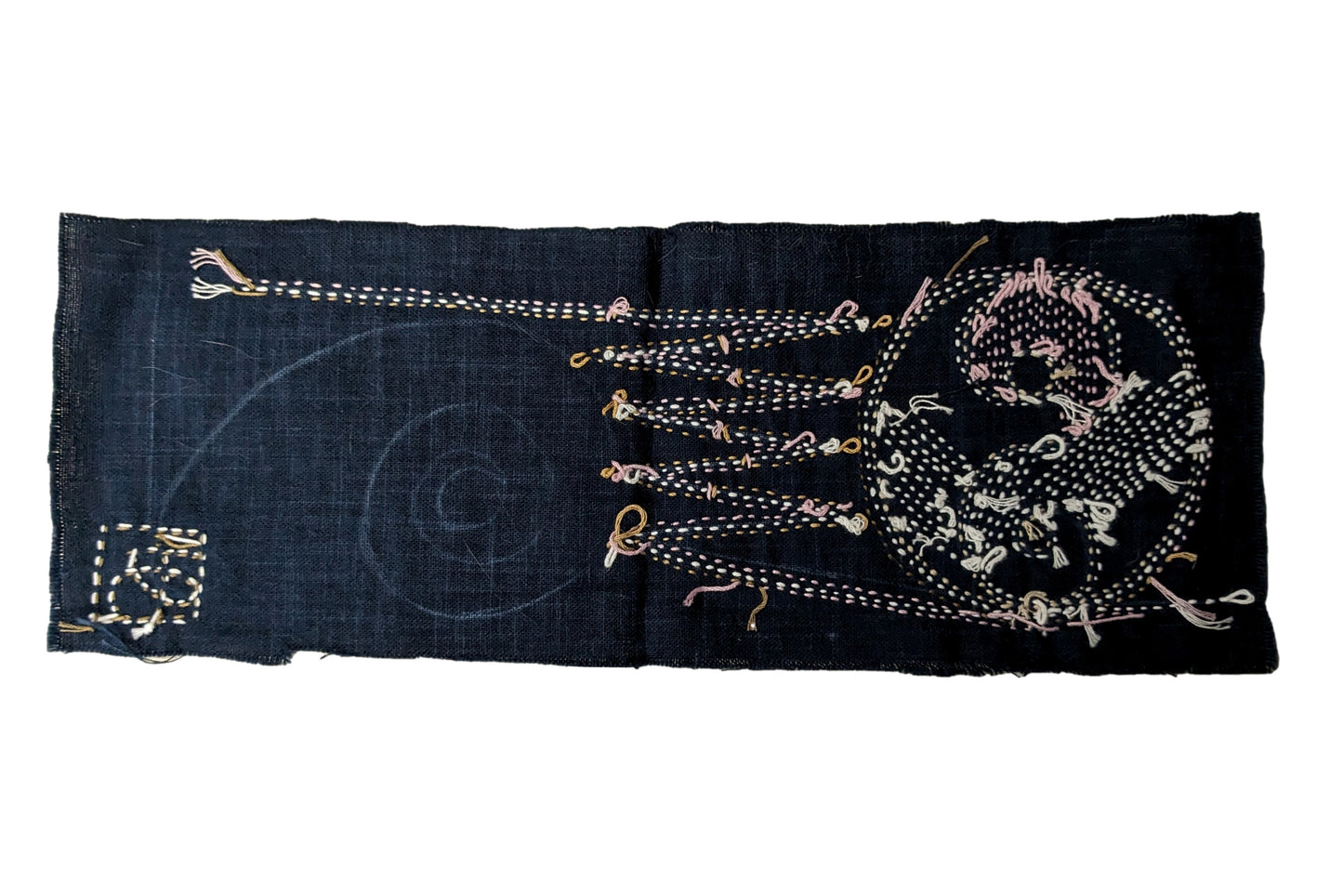 Sashiko Stitched Fabric #SSF0223